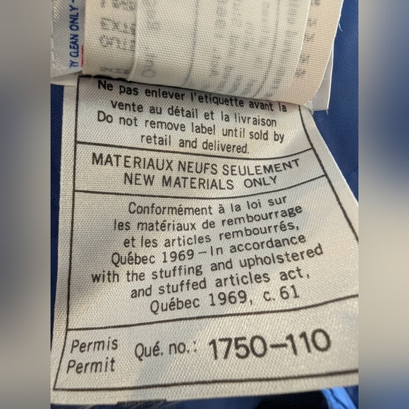 Vintage JC Killy Snowpant Bibs. Never Worn EU 44 Blue With White Racer Stripe - Picture 11 of 11